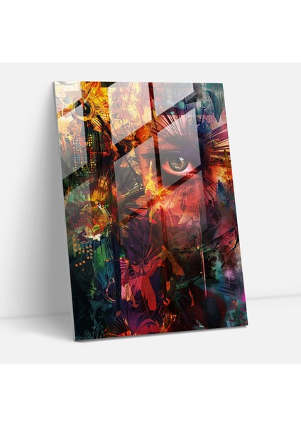 Rüya Gibi Ekspresyonizm Cam Baskı - Ekspresyonizm, Unsurları, Ekspresyonizm Sanat Stili, Rüya Gibi Kalite, 30X45