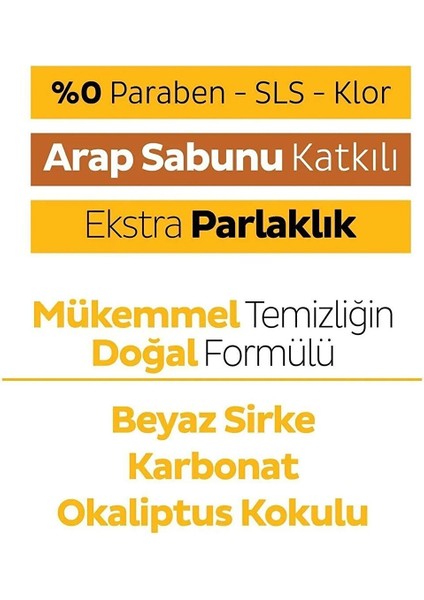 Easy Clean Arap Sabunu Katkılı Yüzey Temizlik Havlusu 100 Adet