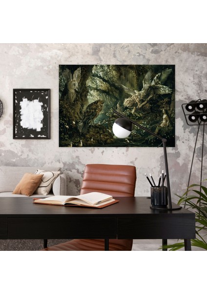 Ön Rafaelci Kardeşlik Duvar Dekorasyonu - Mistik Ormandaki Efsanevi Yaratıklar Kanvas Tablo - Ön Rafaelci Kardeşlik, Ev Dekorasyonu, Kanvas Tablo, Kanvas Tablo, 50X30 fiyatları