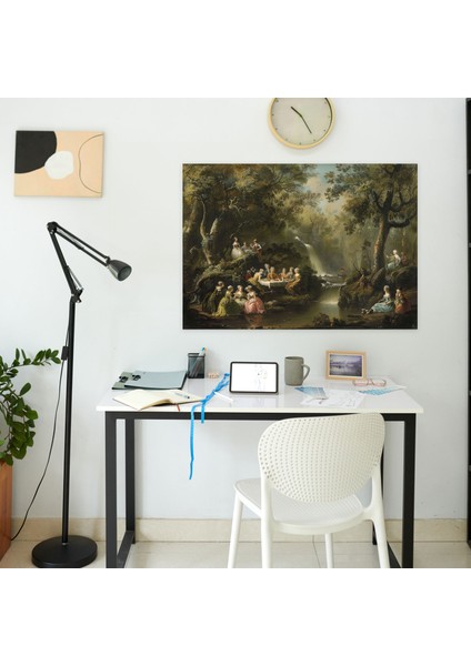 Rokoko Tarzı Resim Duvar Sanatı - Rokoko, Kanvas Tablo, Duvar Dekorasyonu, Kanvas Tablo, 50X30