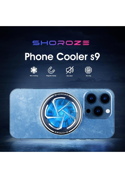 Magsafe Telefon Soğutucu S9 Çipli Telefon Soğutma Fanı Apple iPhone/android Radyatör