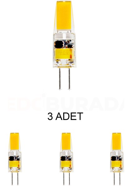 CT-4252 Kapsül Ampul 4W Günışığı G4 Duy - 3’lü Paket