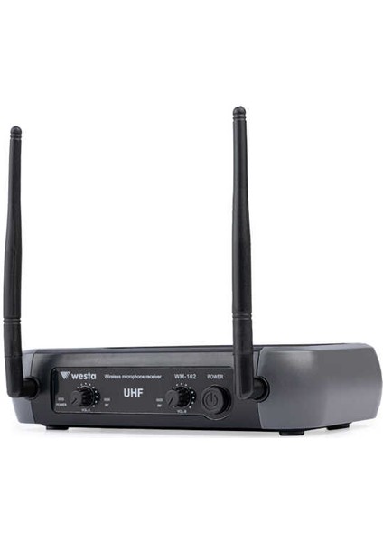 WM-102H 1 Receiver+2 Handheld Mikrofon