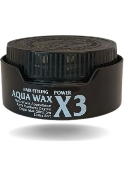 Blue Drop Aqua Hair Wax Power X5 Siyah 150 ml