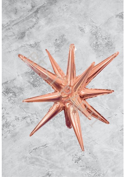 Rose Gold Renk Kutup Yıldızı Folyo Balon 60 cm