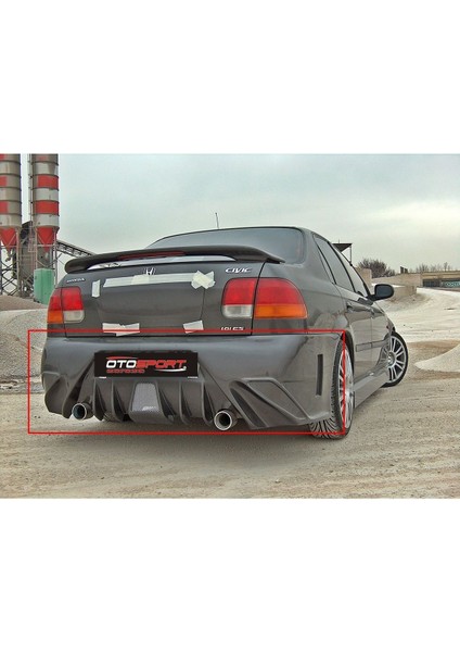 Honda Civic 1 Arka Tampon Fiberglass Boyasız