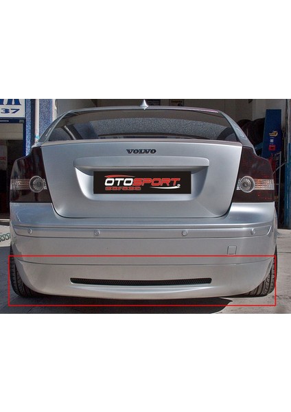 Volvo S40 Arka Tampon Eki 2003-2007 Fiberglass Boyasız