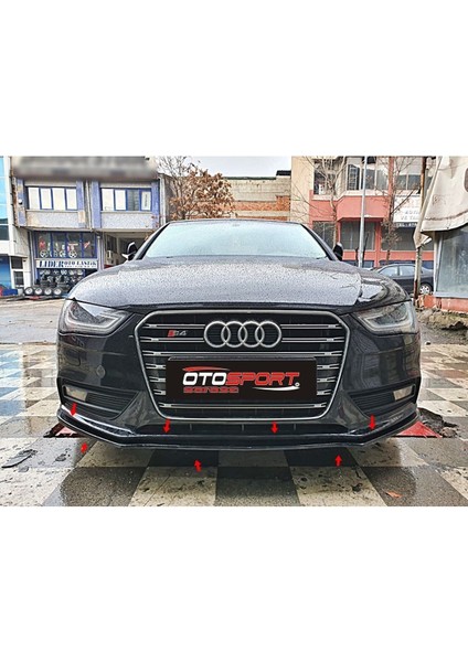 Audi Sport A4 B8.5 Ön Lip Fiberglass Boyasız modelleri