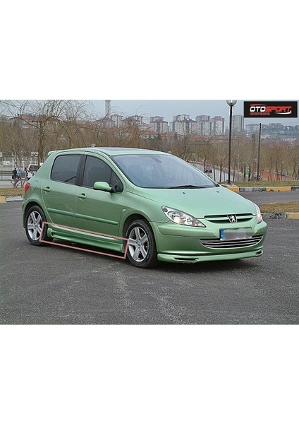 Peugeot 307 Ön Tampon Eki Fiberglass Boyasız