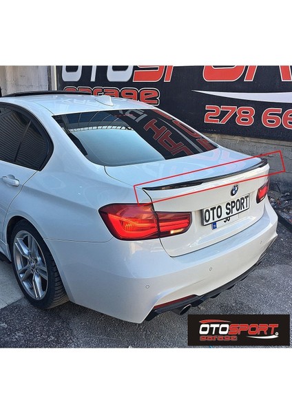 Bmw F30 Spoyler Fiberglass Boyasız