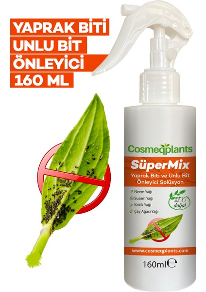 Yaprak Biti ve Unlu Bit Önleyici Doğal Solüsyon - 160 ml