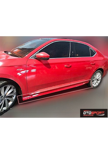 Skoda Superb Aero Marşpiyel Fiberglass Boyasız