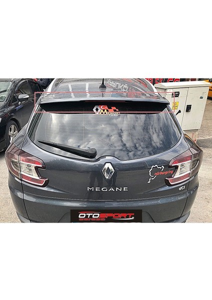 Renault Megane 3 Sw Spoyler Fiberglass Boyasız