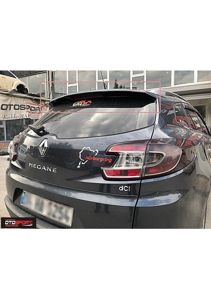 Renault Megane 3 Sw Spoyler Fiberglass Boyasız