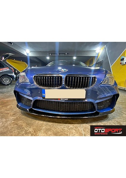 Bmw 6 Kasa E63 M6 Ön Tampon ve Lip Fiberglass Boyasız