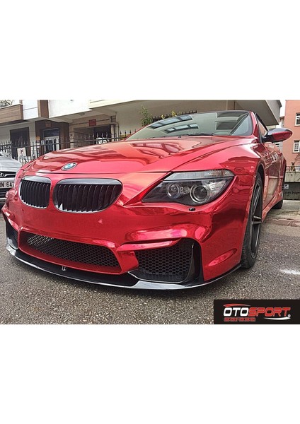 Bmw 6 Kasa E63 M6 Ön Tampon ve Lip Fiberglass Boyasız