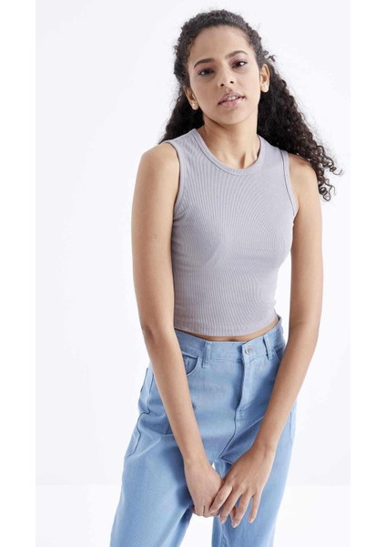 Kadın Kaşkorse Crop 97204
