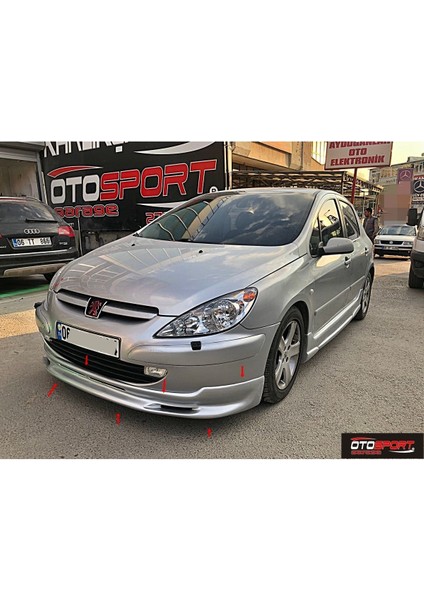 Peugeot 307 Ön Tampon Eki Fiberglass Boyasız