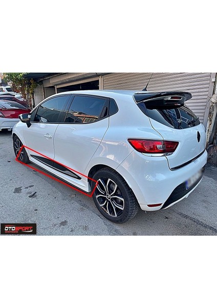 Renault Clio 4 Marşpiyel Sağ Sol Takım Fiberglass Boyasız
