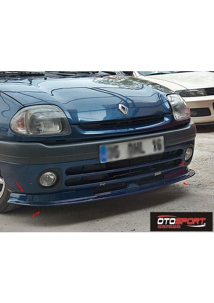 Renault Clio 2 Ön Tampon Eki Fiberglass Boyasız