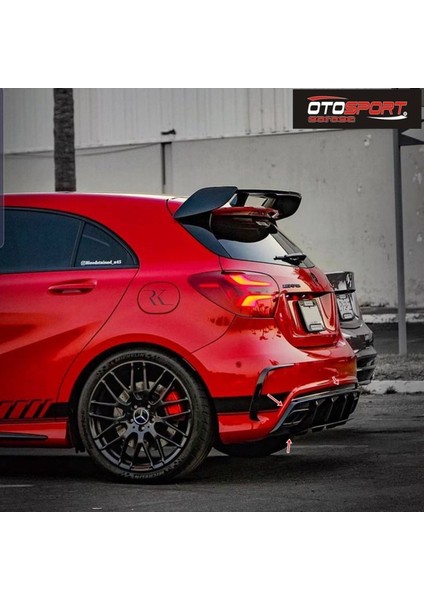 Mercedes A45 Difüzör Fiberglass Boyasız