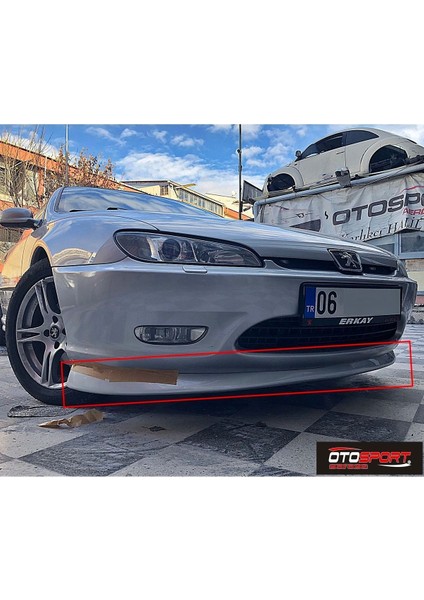 Peugeot 406 Coupe Ön Tampon Eki Fiberglass Boyasız