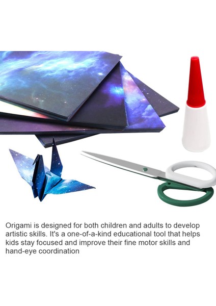 200 Yaprak Galaxy Uzay Yıldızları Desen Kağıdı, Sanat El Sanatları Için Çift Taraflı Renkli Kağıt (6x6 Inç) (Yurt Dışından) fırsatları