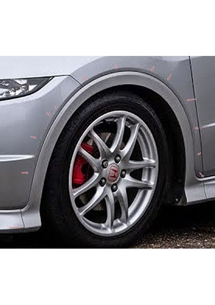 Honda Civic Hb Fn2 Dodik Takımı 4 Parça Fiberglass Boyasız