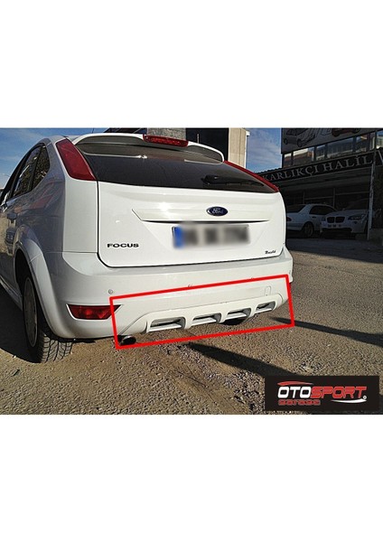 Ford Focus 2.5 Hb Arka Difüzör Fiberglass Boyasız