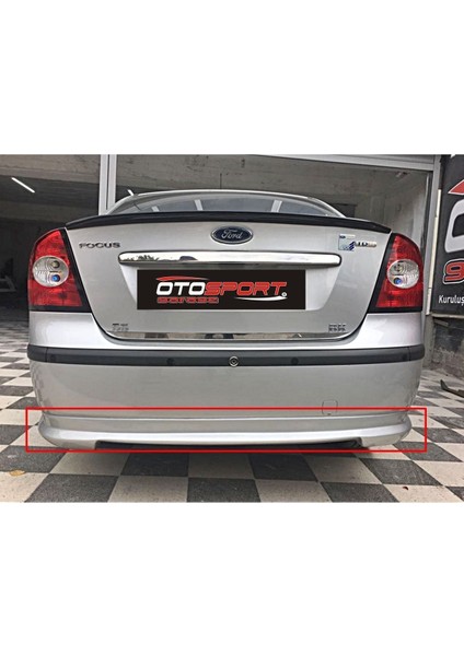 Ford Focus 2 Sedan Arka Tampon Eki Fiberglass Boyasız