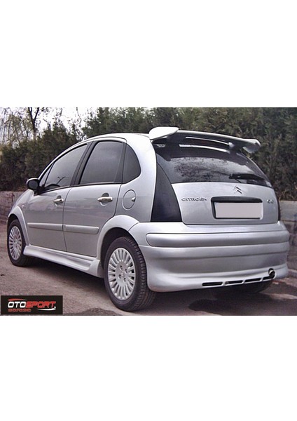 Citroen C3 Arka Tampon Eki Fiberglass Boyasız