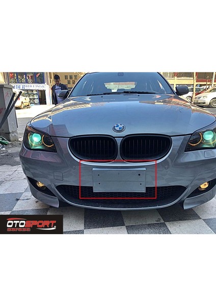 Bmw E60 Ön M5 Kare Plakalık Fiberglass Boyasız