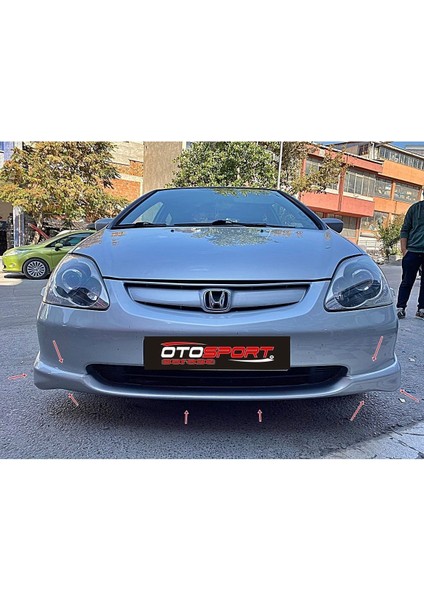 Honda Ep3 Ön Tampon Eki Fiberglass Boyasız