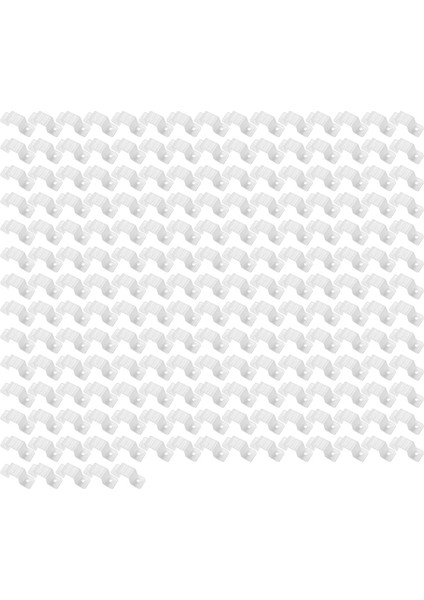 LED Işık Şeridi Montaj Klipsi 5730 / 2835 / 5050 Montaj Tutucu Yarı Saydam Çıtçıt (Genişlik: 14MM, 200 Adet / Paket) (Yurt Dışından)