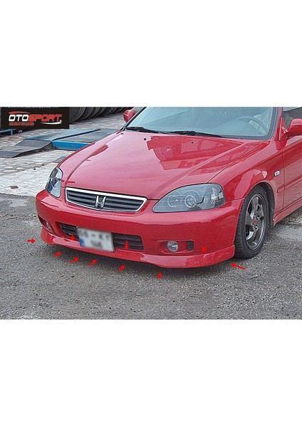Honda Civic 1 Vtec Ön Tampon Eki 2000 - 2002 Fiberglass Boyasız