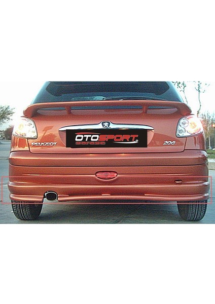Peugeot 206 Arka Tampon Eki Fiberglass Boyasız