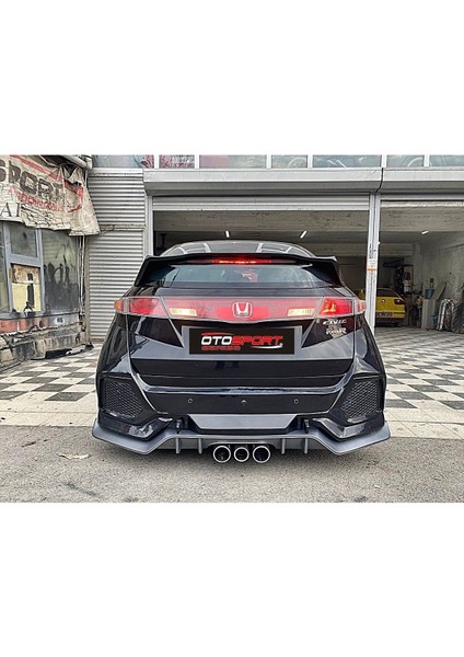 Honda Civic Fn2 Typer Arka Tampon Fiberglass Boyasız