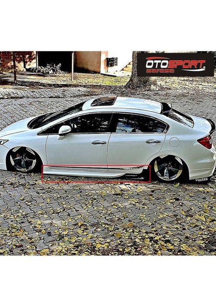 Honda Civic Fb7 Marşpiyel Sağ Sol Takım Fiberglass Boyasız