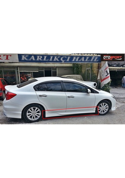 Honda Civic Fb7 Marşpiyel Sağ Sol Takım Fiberglass Boyasız fiyatları