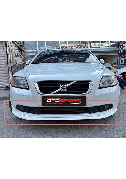 Volvo S40 2008- Ön Tampon Eki Fiberglass Boyasız