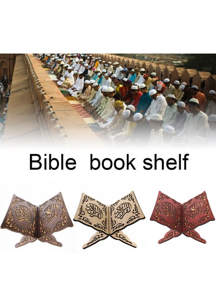 Müslüman Kitaplık Ahşap Içi Boş Orta Ramazan Bayramı Kitaplık Islam Ev Dekorasyonu (Siyah) (Yurt Dışından) modelleri