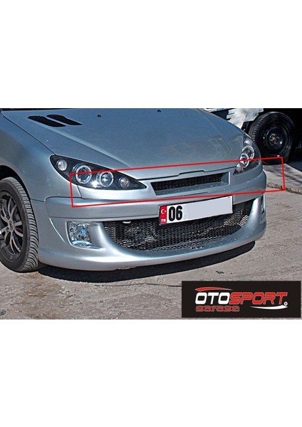 Peugeot 206 Ön Tampon Eki Fiberglass Boyasız