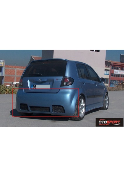 Hyundai Getz Arka Tampon Fiberglass Boyasız