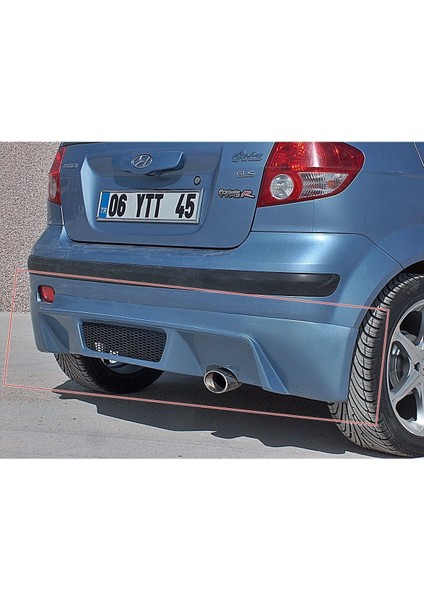 Hyundai Getz Arka Tampon Eki Fiberglass Boyasız