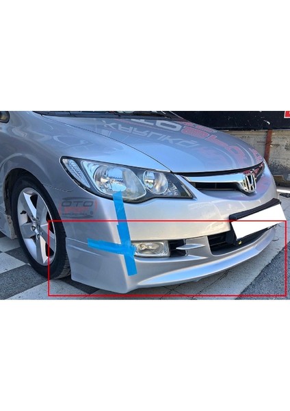 Honda Civic Fd6 Ön Tampon Eki Makyajsız Fiberglass Boyasız