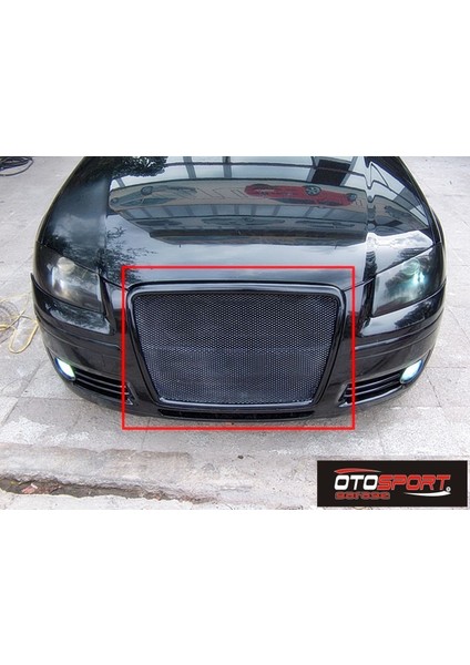 Audi A3 8p Ön Panjur Logosuz Fiberglass Boyasız