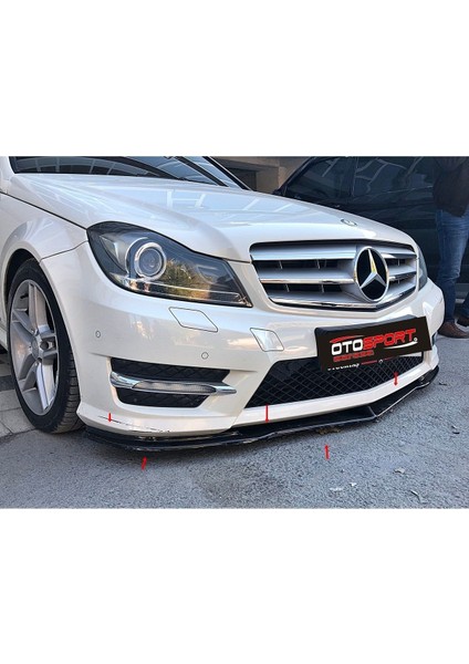 Mercedes W204 Ön Lip Fiberglass Boyasız