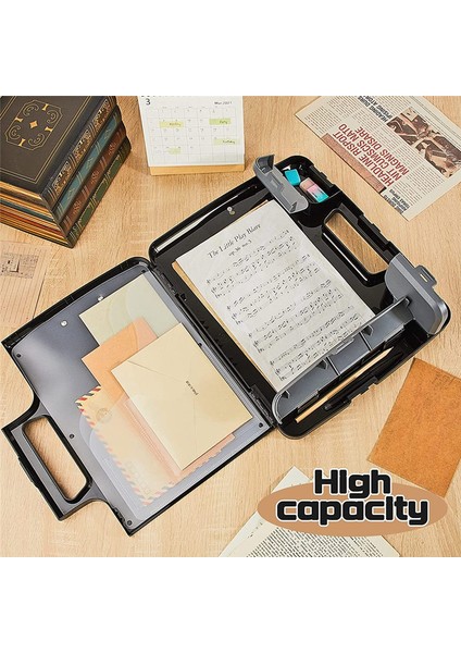 Depolama Plastik Pano Saklama Kutusu ile Siyah Pano Saplı Depolama Inşaat Bağlayıcı 14.4X12.1X2.44INCH (Yurt Dışından) modelleri