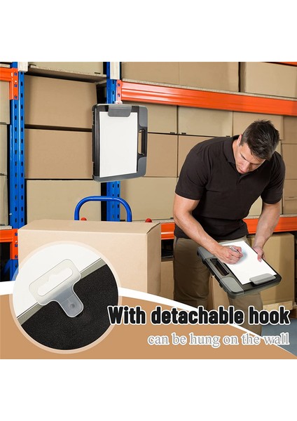 Depolama Plastik Pano Saklama Kutusu ile Siyah Pano Saplı Depolama Inşaat Bağlayıcı 14.4X12.1X2.44INCH (Yurt Dışından) fırsatları