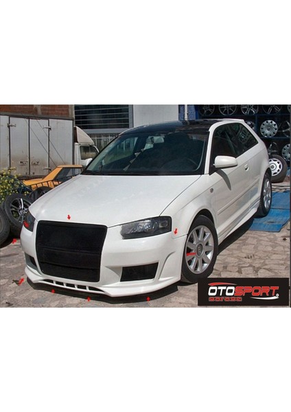 Audi A3 Sportback Ön Tampon Fiberglass Boyasız